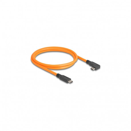 USB 5 Gbps kaabel USB Type-C™ pistikust USB Type-C™ pistikusse, 90° nurga all, juhtmega pildistamise