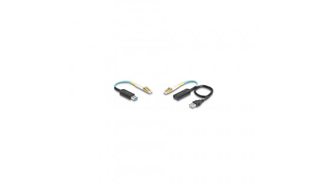 USB 10 Gbps Type-A pikenduskomplekt LC-duplekskaabli kaudu