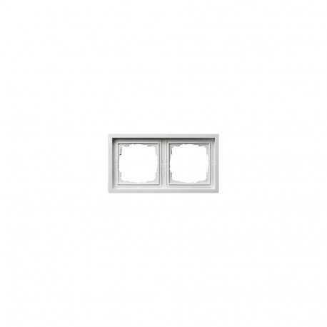 Gira 0212112 Flächenschalter 2-kohaline raam, puhasvalge