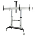"StarTech DUAL TV CART - 37-60IN DISPLAY"