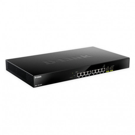"D-Link DMS-1100-10TP 10-Port PoE+ Multi-Gigabit Managed Switch"