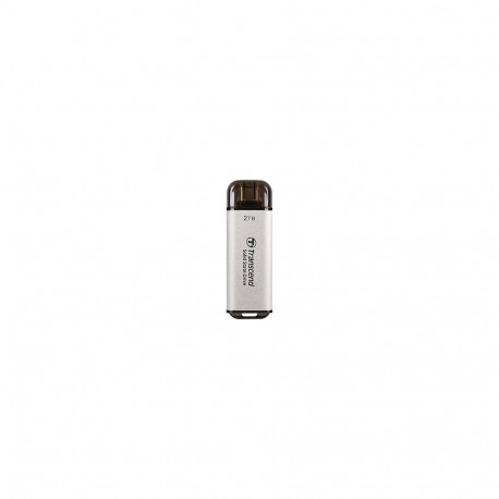 Transcend ESD300S 2TB hõbedane väline SSD USB 10Gbps Type C