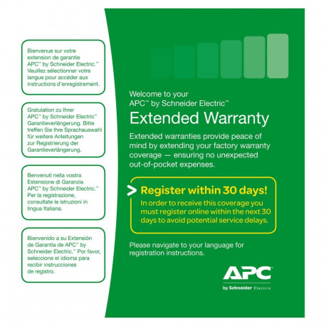 APC garantiipikendus WBEXTWAR3YR-SP-04 3 aastat