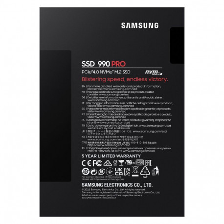 "M.2 1TB Samsung 990 PRO NVMe PCIe 4.0 x 4 retail"
