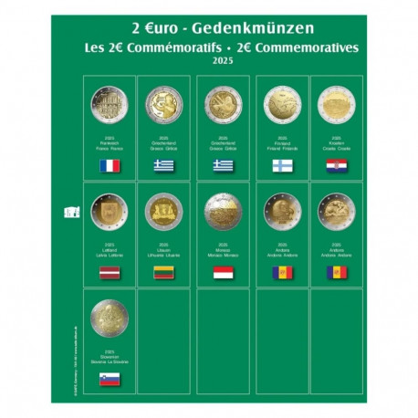 SAFE Premium mündialbum 2€ lisalehed - 40