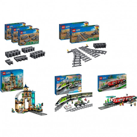 LEGO City Train Station Complete Set Bundle