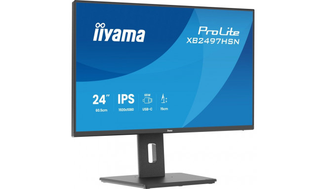 ProLite monitor XB2497HSN-B1 60.5cm (23.8Zoll) FullHD IPS HDMI DP USB-C USB-Hub daisy chain 100Hz pa