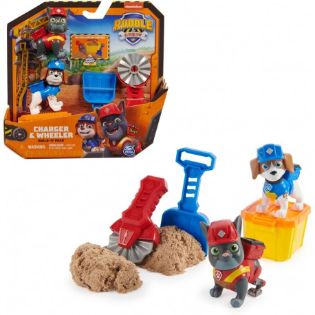 Rubble & Crew - Actionfiguren-Set mit Charger & Wheeler