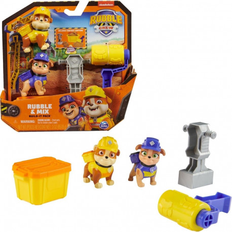 Spinmaster Rubble & Crew - action figure set with Rubble & Mix