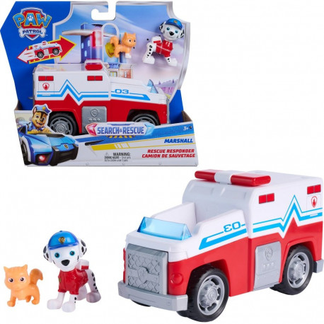 Paw Patrol - Search & Rescue: Marshalls Rettungsfahrzeug mit 2 Figuren