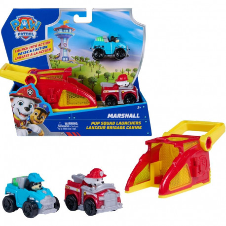 Paw Patrol heiteja Pup Squad Marshalli ja Rexi sõidukitega