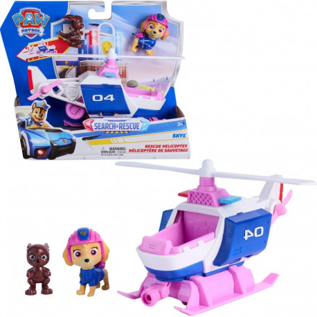 Paw Patrol - Search & Rescue: Skyes Rettungs-Helikopter mit 2 Figuren