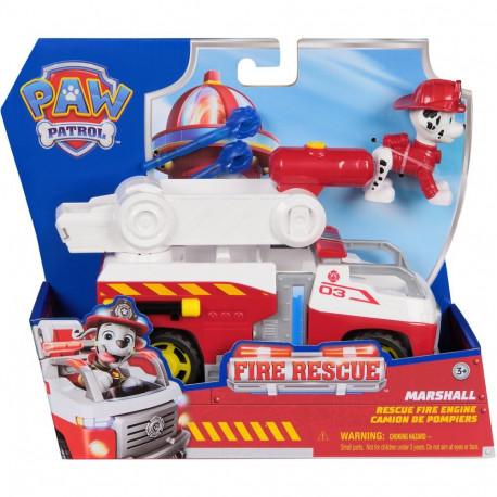 Spinmaster Paw Patrol Fire Rescue - Marshall's fire brigade vehicle (with tilting ladder, projectile