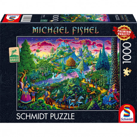 Schmidt Spiele Michael Fishel: Fantastic fairy tale world (1000 pieces)