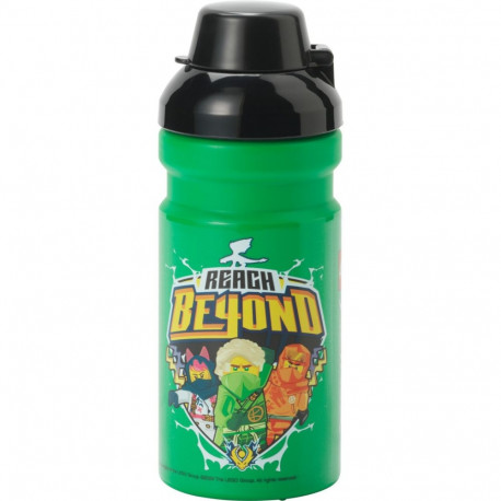 Room Copenhagen LEGO drinking bottle Ninjago Green (green/black, 0.39 liters)