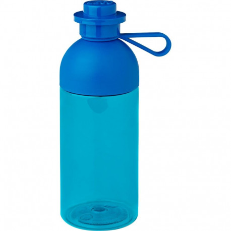 LEGO Trinkflasche 0,5 Liter (blau/transparent)