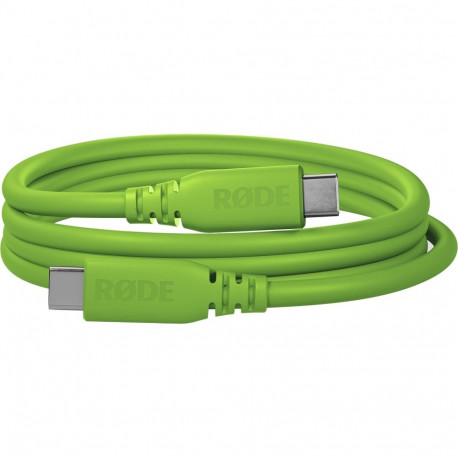 USB 3.2 Gen1 kaabel SC27-G USB-C pistik > USB-C pistik 2Meter PD, roheline