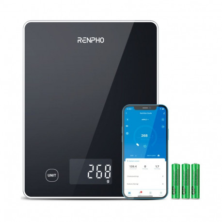 Renpho Calibra 1L Digital Kitchen Scale Black