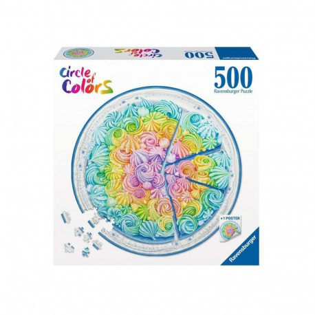 Ravensburger Puzzle Circle of Colors Rainbow Cake (Pieces: 500)