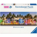 Ravensburger Puzzle Panorama - Night Lights on Ocean Drive (1000 pieces)