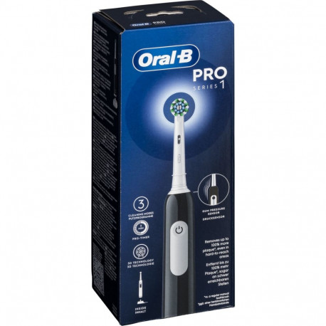 Oral-B Pro 1 Cross Action , Elektrische Zahnbürste (schwarz)