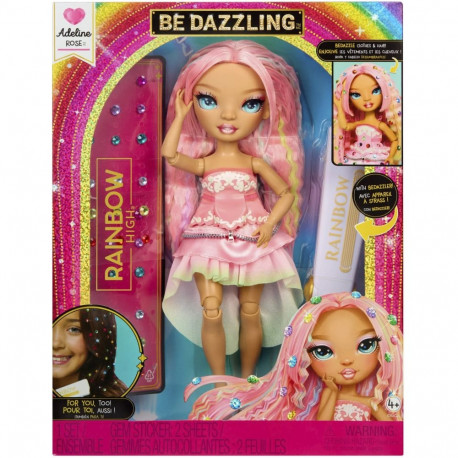 MGA Entertainment Rainbow High Be Dazzling Fashion Dolls - Adeline Rose
