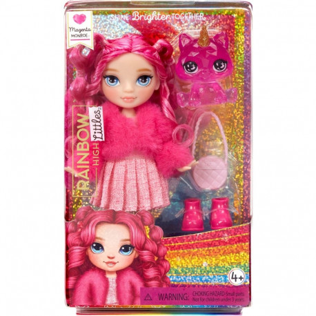 Rainbow High Littles, magenta (roosa)