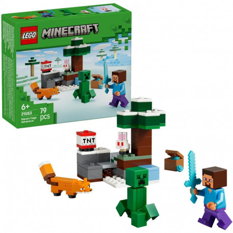 LEGO 21583 Minecraft Steve's Adventures in the Taiga