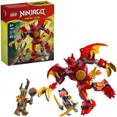 LEGO 71851 Ninjago Kai's Dragon Mech Battle Set