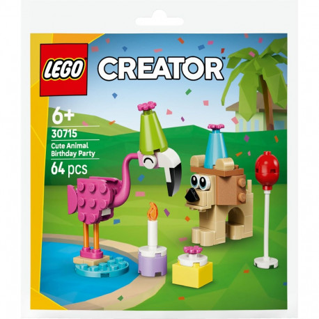 LEGO 30715 Creator Niedliche Tiere Feiern Geburtstag (Polybag)
