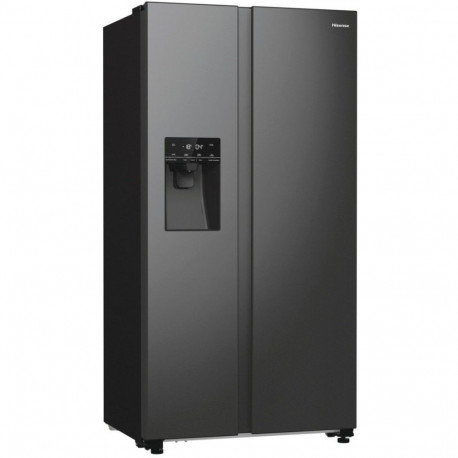 Hisense RS5P535NTFE Side by Side Refrigerator Dark Stainless Steel