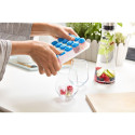 Emsa CLIP & CLOSE food storage container 0.8 liters (transparent/blue, rectangular, classic format)