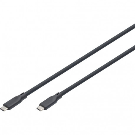 USB4 Gen 2x2 Silikon-Anschlusskabel USB-C > USB-C (schwarz, 2 Meter, PD, Laden mit bis zu 240 Watt)