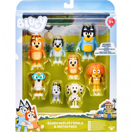 Bluey - 8-Figuren Mega-Pack