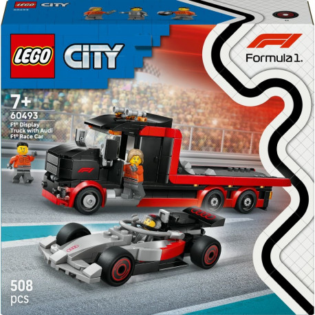 LEGO 60493 City F1 Truck with Audi F1 racing car