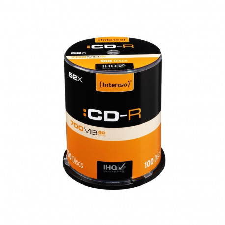 CDR 52x CB 700MB Intenso 100 pieces