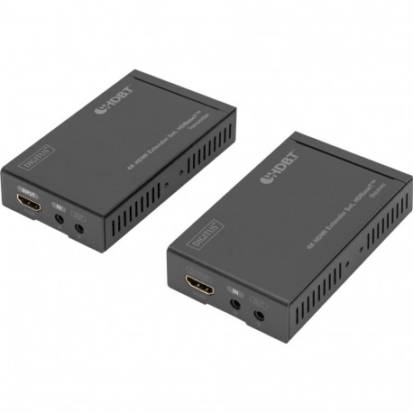 4K HDBaseT HDMI Extender Set, HDMI Verlängerung (schwarz, 4K/30Hz, 70 m)