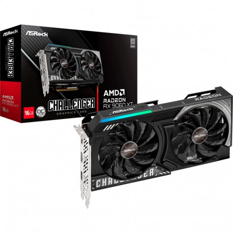 ASRock Radeon RX 9060 XT CHALLENGER OC 16GB, graphics card