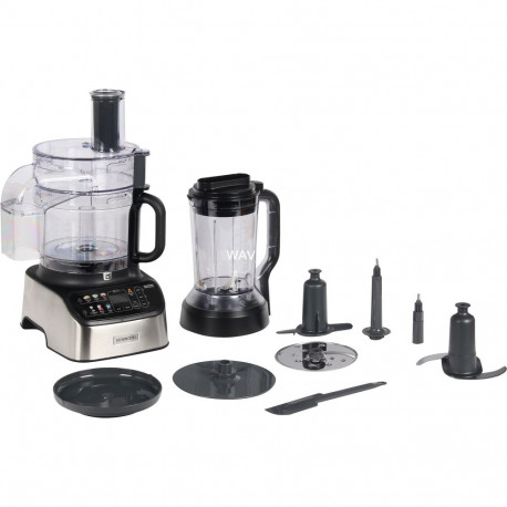 Kenwood MultiPro OneTouch Compact Food Processor (silver/black, 1,000 watts, integrated scale, blend