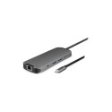 Chieftec DSC-901, docking station titanium, USB-C 3.2 Gen1