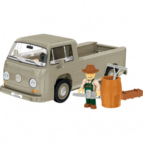 COBI Volkswagen T2a flatbed truck (grey, scale 1:35)