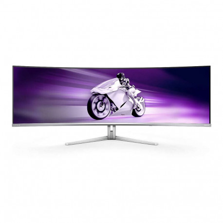 Philips Evnia 49M2C8900, gaming monitor - 48.9 -  white, DQHD, QD OLED, HDMI, DisplayPort, USB-C, cu