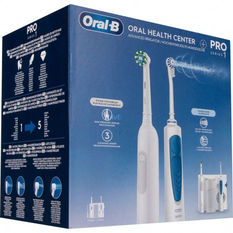 Oral-B OxyJet puhastussüsteem ja hambahari Pro 1, valge