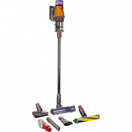 Dyson V12 Detect Slim Absolute (2023), stick vacuum cleaner (grey/yellow)