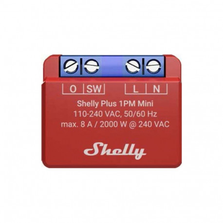 Shelly Plus 1PM Mini, relay