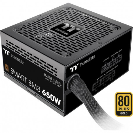 SMART toiteplokk BM3 650W 1x 12VHPWR 4x PCIe kaablite haldus, must