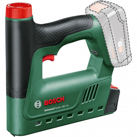Bosch UniversalTacker 18V-14, 18Volt, electric tacker (green/black, without battery and charger, POW