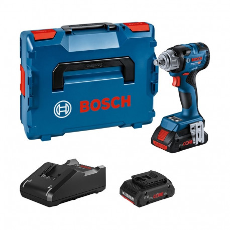 Bosch cordless impact wrench GDS 18V-330 HC Professional, 18Volt (blue/black, 2x Li-Ion battery ProC