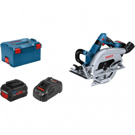 Bosch cordless circular saw BITURBO GKS 18V-70 L Professional (blue/black, 2x Li-Ion battery ProCORE