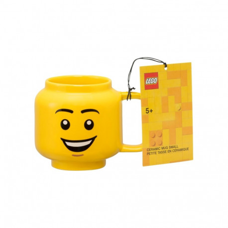 Room Copenhagen LEGO ceramic mug Happy Boy, small (yellow)